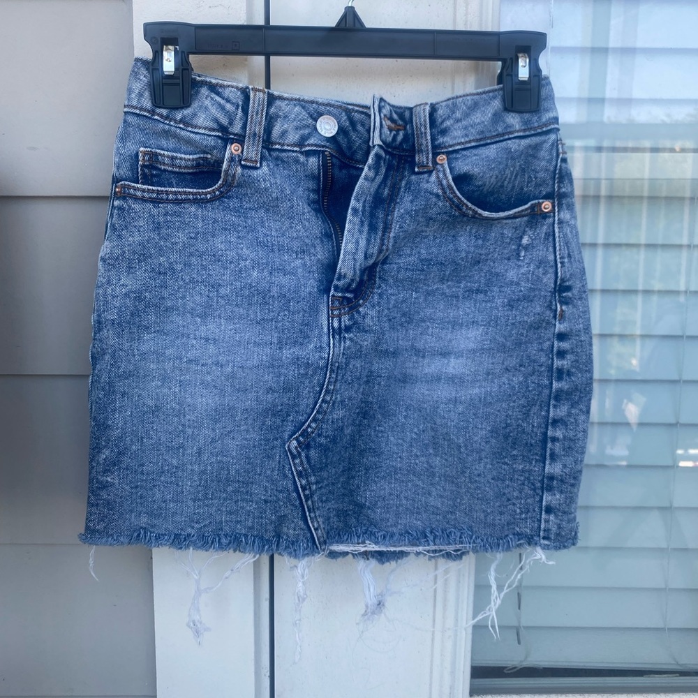 Wild Fable High Waist Acid Wash Skirt